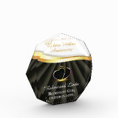 Golden 50e bruiloft religieus Jubileum Fotoblokken (Links)