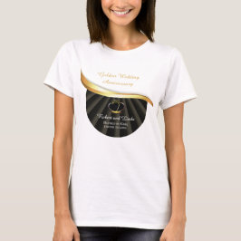 Golden 50e bruiloft religieus Jubileum T-shirt