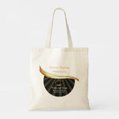 Golden 50e bruiloft religieus Jubileum Tote Bag (Achterkant)