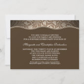 golden 50e trouwdag fotouitnodigingen kaart (Achterkant)