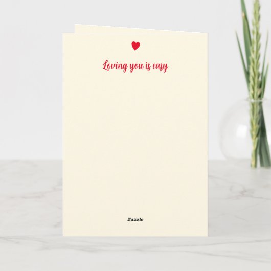 Golden 50ste verjaardag blije jaren rode crème kaart (Achterkant)