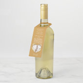 Golden 50th bruiloft Jubileum foto hart Flessenhanger (Schuin)