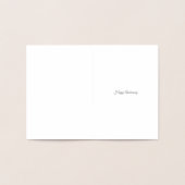 Golden 50th Bruiloft Jubileum kaart met hart (Binnen)