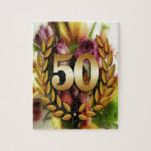 Golden 50TH Jubileum Legpuzzel (Verticaal)