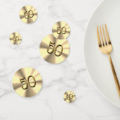 Golden 50th Jubileum of 50 jaar service Confetti (Groep)