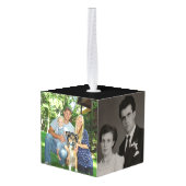 Golden 50th Jubileum Photo Collage Keepslag Decoratie (Achter hoekig)