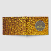 Golden 50th Wedding Jubileum Custom Guest Book Gastenboek (Volledig)