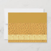 Golden 50th Wedding Jubileum Uitnodiging (Achterkant)