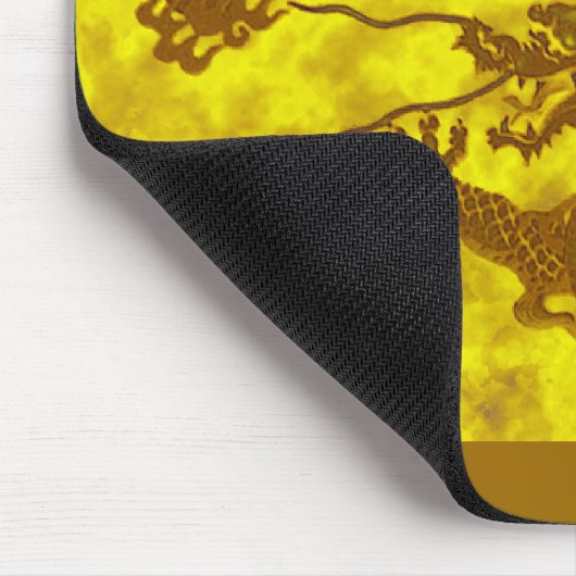 Golden 5-Toed Dragon Mousepad Muismat (Hoek)