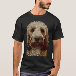 Golden Abriot Doodle Dog T-shirt