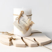 Golden Abstract | Bruiloft Welkom Gift Bag Bedankjes Labels
