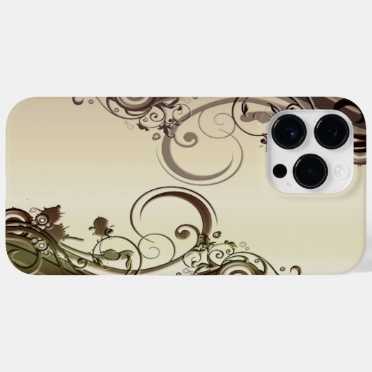 Golden Abstract Case-Mate iPhone Case (Achterkant (horizontaal))