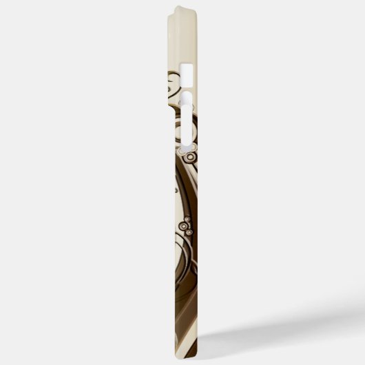 Golden Abstract Case-Mate iPhone Case (Achterkant / Links)