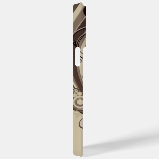 Golden Abstract Case-Mate iPhone Case (Achterkant / Rechts)