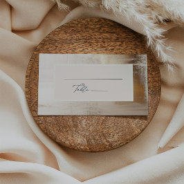 Golden Abstract | Elegante bruiloft flat Plaatskaartje