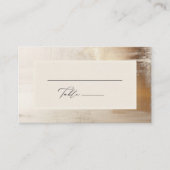 Golden Abstract | Elegante bruiloft flat Plaatskaartje (Voorkant)