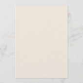 Golden Abstract | Elegante bruiloft Menu (Achterkant)