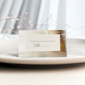 Golden Abstract | Elegante bruiloft Plaatskaartje