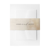 Golden Abstract | Elegante bruiloft Uitnodigingen Wikkel (Voorkant Voorbeeld)