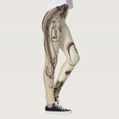 Golden Abstract Leggings (Rechts)