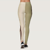 Golden Abstract Leggings (Achterkant)