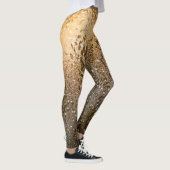 Golden Abstract Licht Leggings (Rechts)