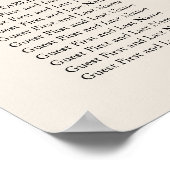 Golden Abstract | Moderne Huwelijkszitgrafiek Poster (Hoek)