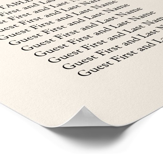 Golden Abstract | Moderne Huwelijkszitgrafiek Poster (Hoek)