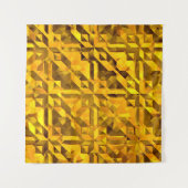 Golden Abstract Wandkleed (Voorkant)