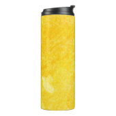 Golden abstracte achtergrond abstract, kunst, back thermosbeker (Gedraaid links)