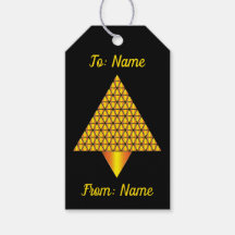 Golden Abstracte kerstboom