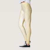 Golden abstracte lijnen leggings (Links)