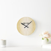 Golden abstracte lijnen ronde klok (Huis)