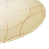 Golden abstracte lijnen snijplank (Hoek)