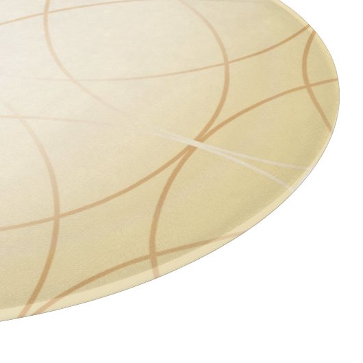 Golden abstracte lijnen snijplank (Hoek)