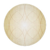 Golden abstracte lijnen snijplank (Voorkant)