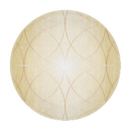 Golden abstracte lijnen snijplank