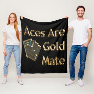 Golden Aces zijn goudmaaltijd, Fleece Deken