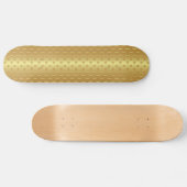 Golden achtergrond persoonlijk skateboard (Horizontaal)