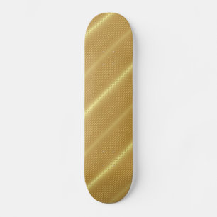Golden achtergrond skateboard