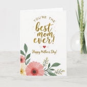 Golden Affection Celebration Card Kaart (Voorkant)