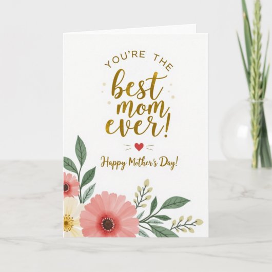 Golden Affection Celebration Card Kaart (Voorkant)