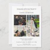 Golden Afstudeerder Party Kaart (Achterkant)