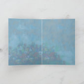 Golden Afternoon Pansies Bedankkaart (Binnen)