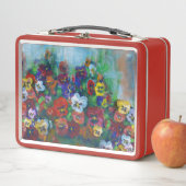 Golden Afternoon Pansies by Jason Street (In situ)