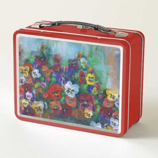 Golden Afternoon Pansies by Jason Street (Achterkant)