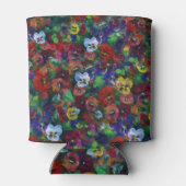 Golden Afternoon Pansies by Jason Street Blikjeskoeler (Achterkant)