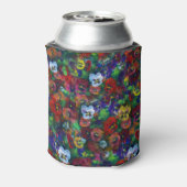 Golden Afternoon Pansies by Jason Street Blikjeskoeler (Blikje Achterkant)