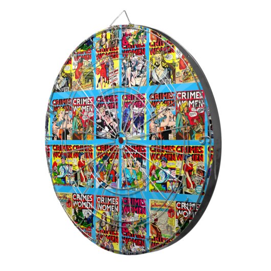 Golden Age Adventure Comic Hoesjes, misdadigers va Dartbord (Voorkant Rechts)