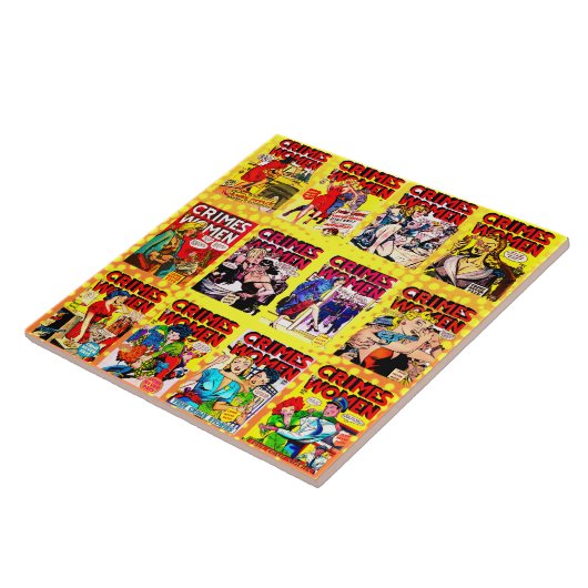 Golden Age Adventure Comic Hoesjes, misdadigers va Tegeltje (Zijkant)